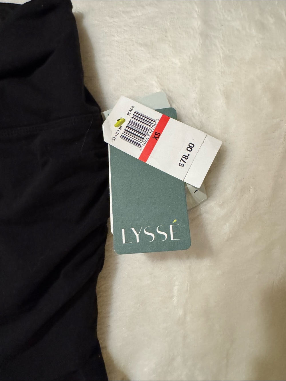 NWT! Lysse | Ruched Skirted Leggings High Waist Black or Blue XS - Picture 3 of 8